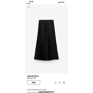 chân váy xếp ly