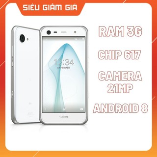 Điện thoại sharp shv38 cũ , ram 3g android 8