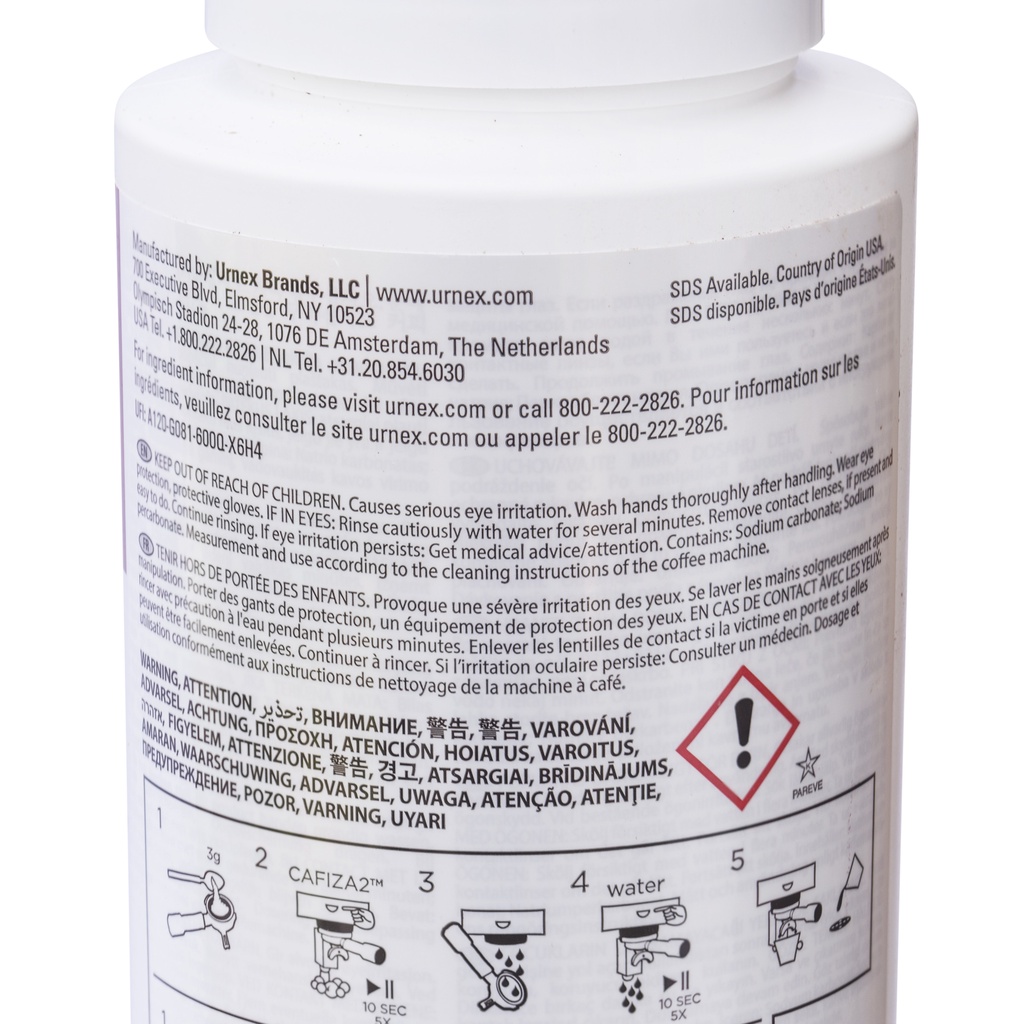 Viên Nén Và Bột Vệ Sinh Máy Pha Cà Phê Urnex Cafiza 2 NPP Anni Group