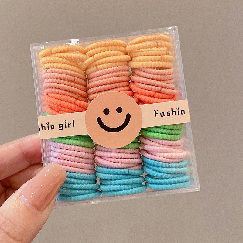 Set 90/60 Dây Thun Cột Tóc Phong Cách Hàn Quốc Thời Trang