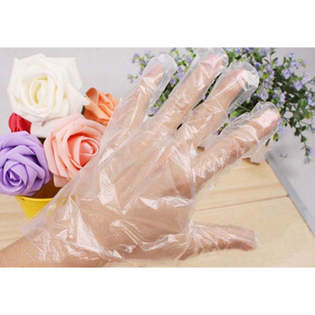 Bao tay nilong ni lông gai  Dày Mỏng❤ nhựa cao su cao cấp chia sẵn 1 lạng 100g rẻ cho quán ăn salon tóc nam nữ nail spa