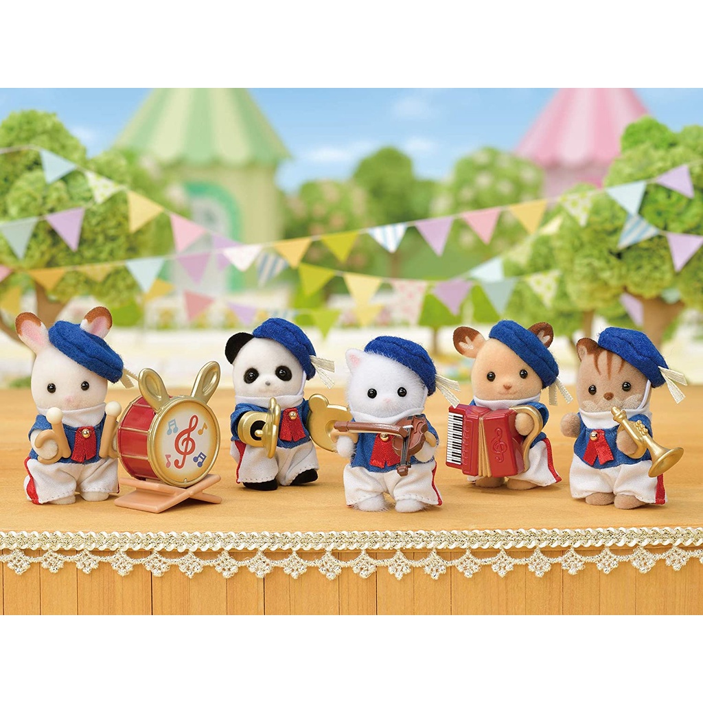 Sylvanian Families Ban Nhạc Cổ Động Nhí Baby Marching Band