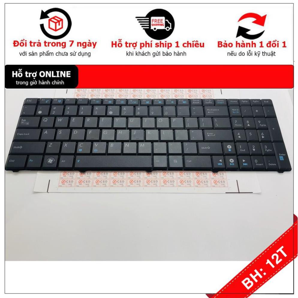 [BH12TH] [- Bàn Phím Laptop Asus K50 K50I K50IJ K50AB K50AD K50AF K70 K61 Hàng Mới 100% 12 Tháng