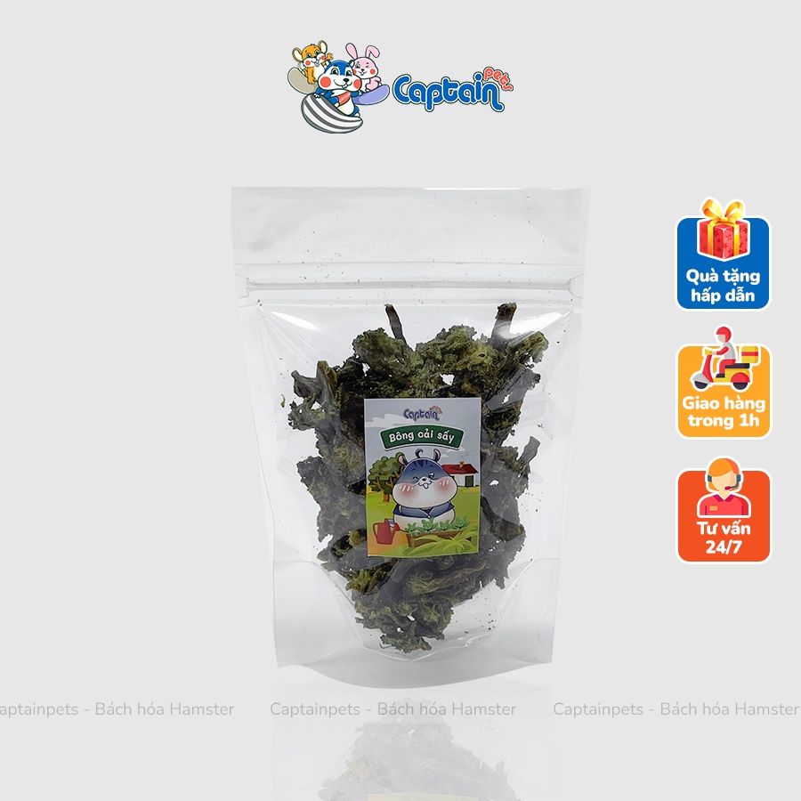 Bông cải xanh sấy khô cho thú nhỏ