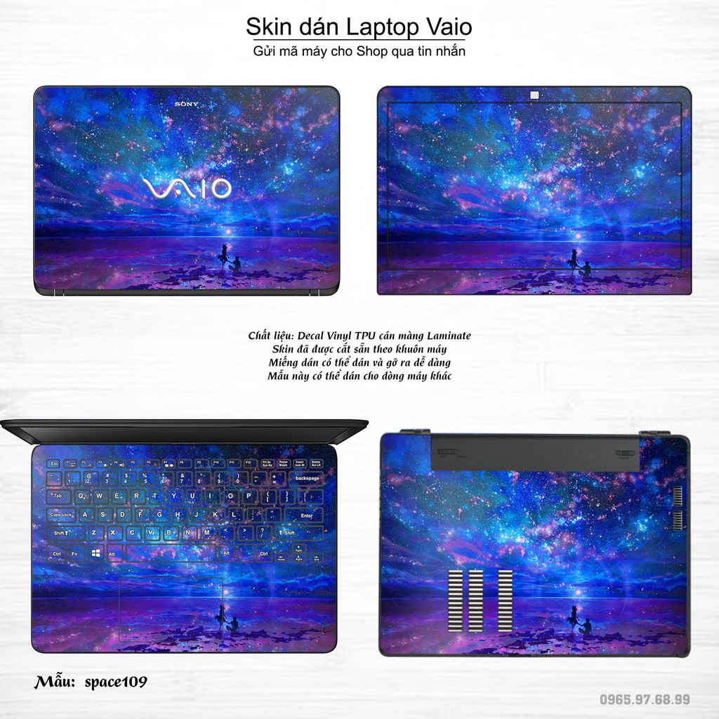 Skin dán Laptop Sony Vaio in hình không gian _nhiều mẫu 19 (inbox mã máy cho Shop)