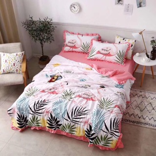 Set chăn hè bèo chất đũi mềm mát