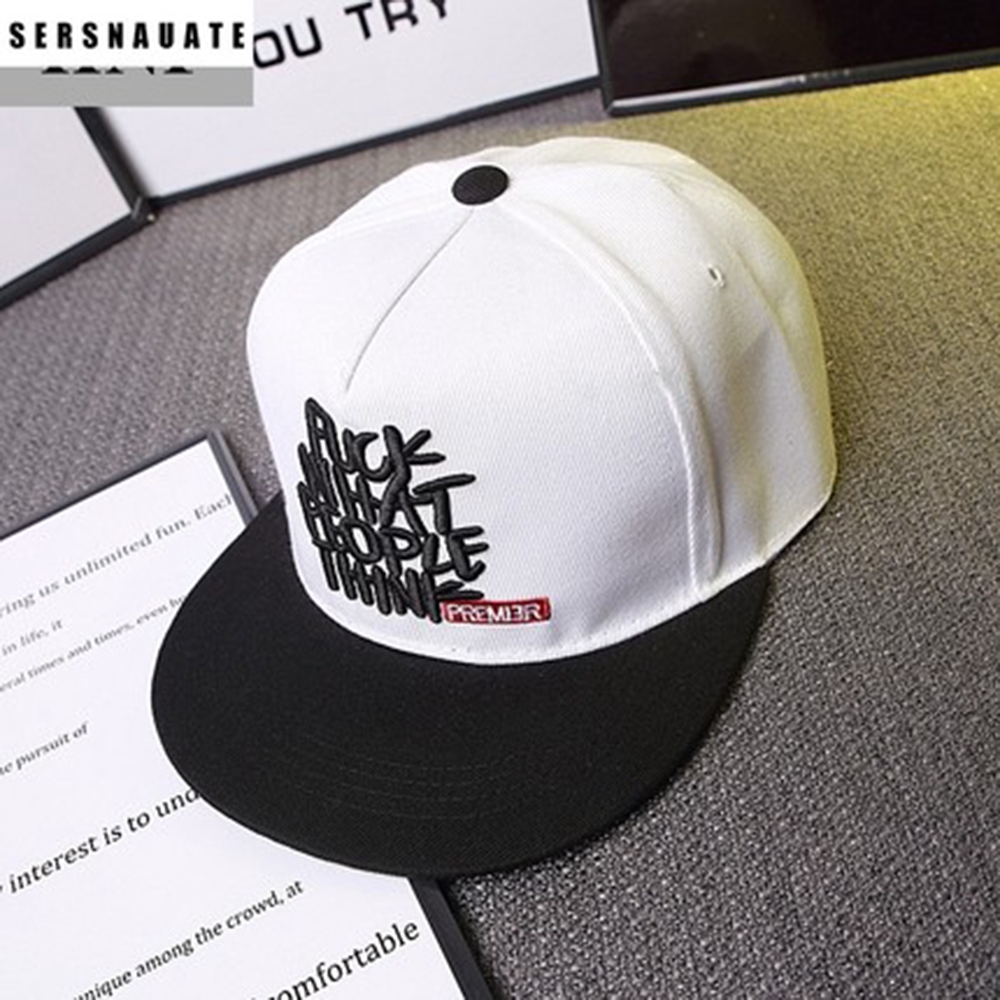 Mũ Lưỡi Trai Thêu Chữ Phong Cách Hip Hop