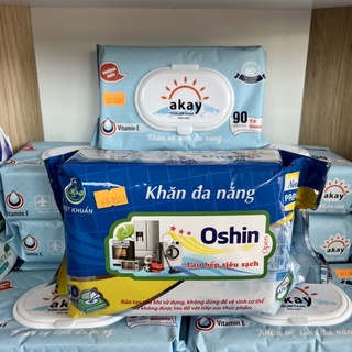 Khăn ướt đa năng Oshin / Khăn ướt trẻ em akay