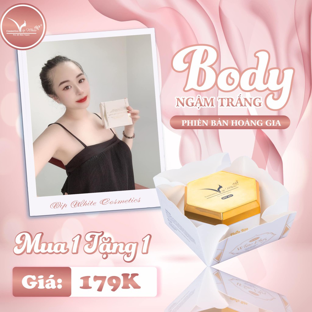 Kem Dưỡng Body Vip White Hoàng Gia