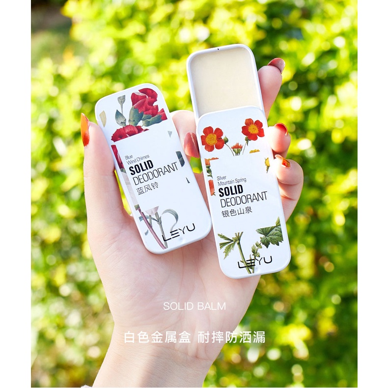 Nước hoa khô dạng rắn hương thơm lâu khử mùi cho nam và nữ
