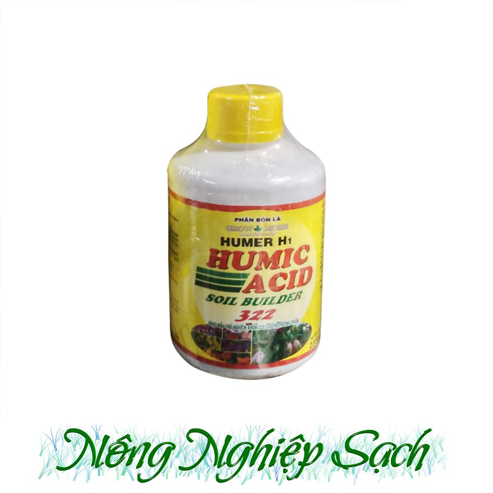 Acid Humic 322 Chai 235ml - Phân bón chuyên dùng cho lan rừng