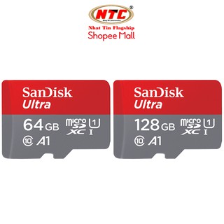 Thẻ nhớ MicroSDXC SanDisk Ultra A1 64GB / 128GB Class 10 U1 100MB/s - Không Box (Đỏ)