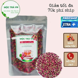 Nụ hoa hồng Đà Lạt sấy khô , trà hoa hồng giúp Đẹp Da,Giảm Stress,Thanh Nhiệt,Thải Độc,Ngủ Ngon