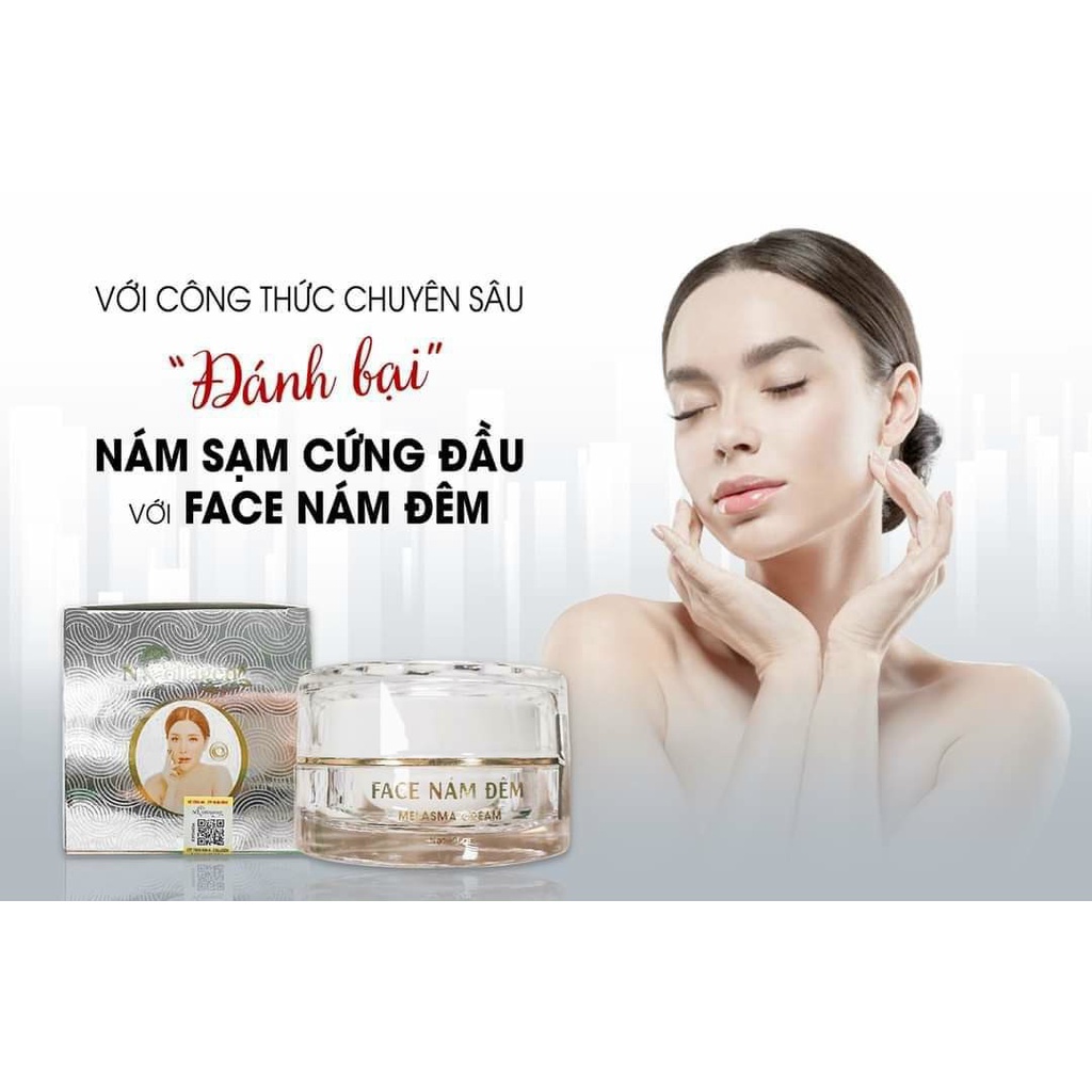 Kem Face Nám Đêm N.COLLAGEN - Dưỡng trắng da, cấp ẩm, mờ nếp nhăn, mụn, nám, tàn nhang