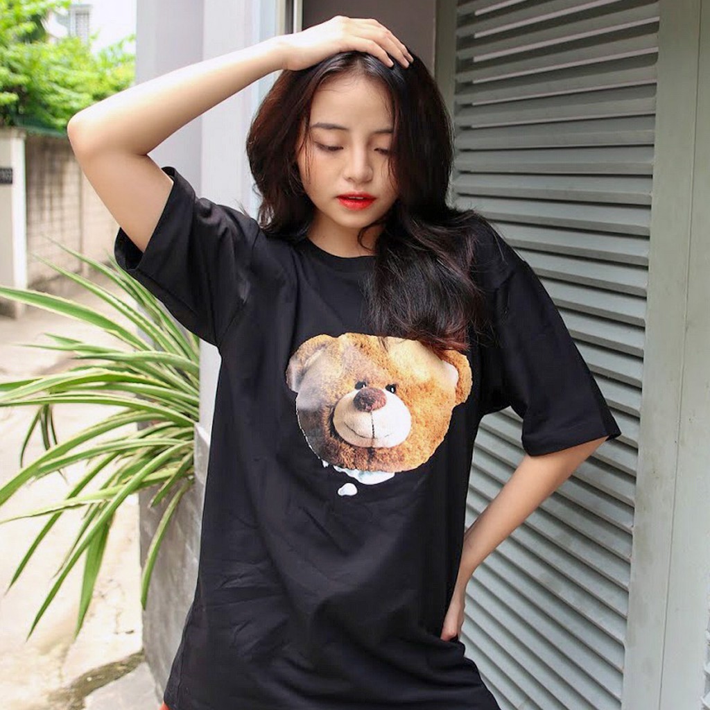 [Mã FAMALLT5 giảm 15% đơn 150K] Áo thun tay lỡ Teddy SGES form rộng cá tính unisex | BigBuy360 - bigbuy360.vn