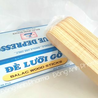 Đè lưỡi gỗ 25 que/bịch - Đông Anh Pharma