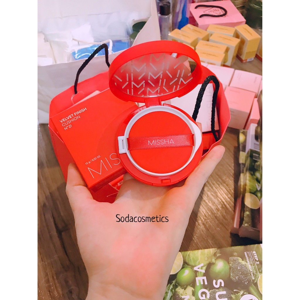 PHẤN NƯỚC MISSHA CUSHION VELVET FINISH | BigBuy360 - bigbuy360.vn