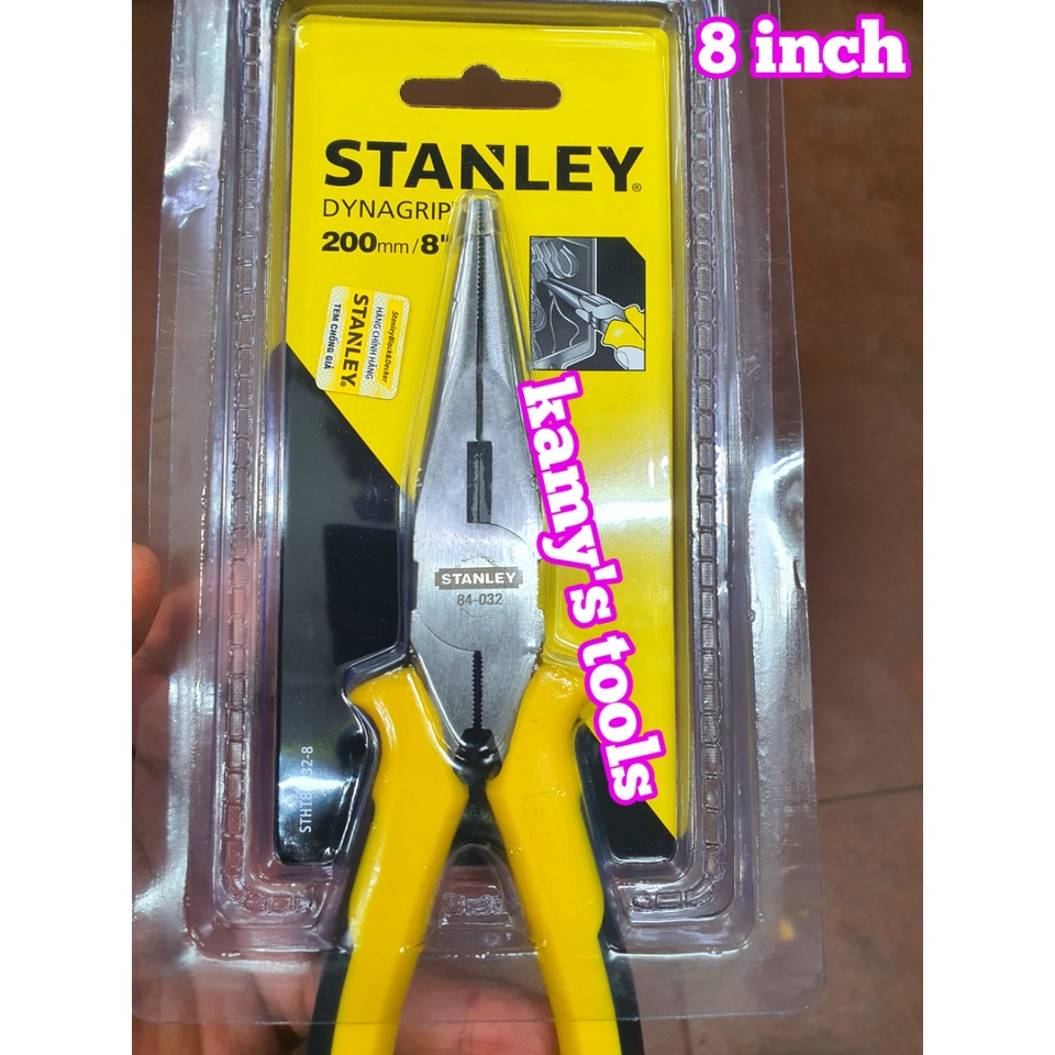 [Chính hãng] Kìm mỏ nhọn Stanley 8 inch 200mm Stanley 84-032, STHT84032-8, Kềm mỏ nhọn