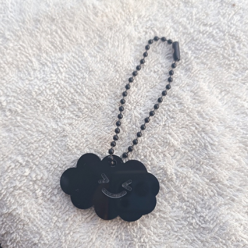 Móc Khoá Nhựa Trái Tim Đen Xinh Xắn A27, Móc Khoá Điện thoại/ Xe/ Balo Trái Tim Dễ Thương