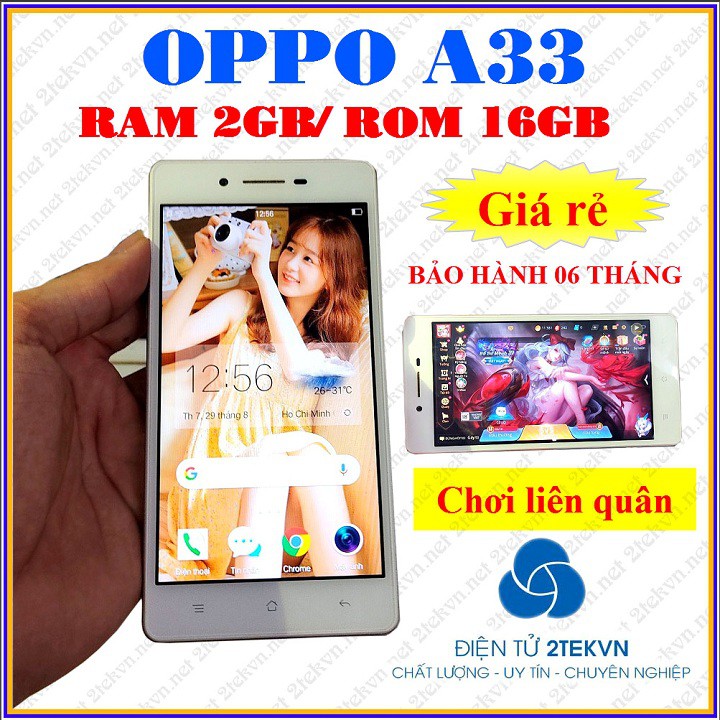 Điện thoại OPPO A33 RAM 2GB/16GB - chính hãng, giá rẻ