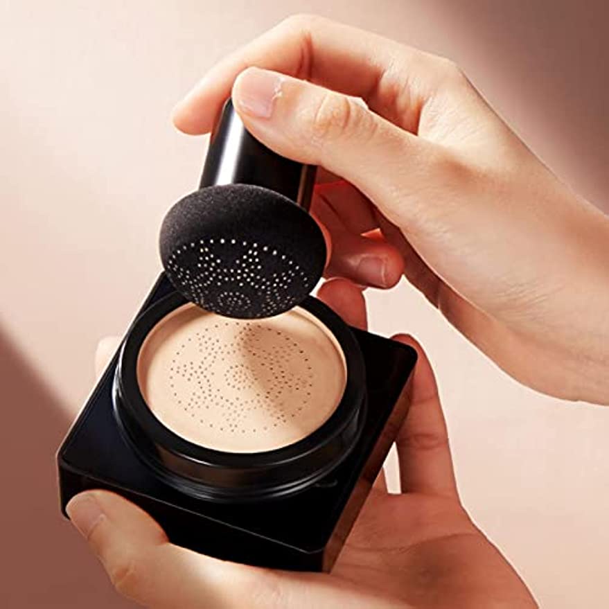 Kem Nền BB Air Cushion Dưỡng Ẩm Kháng Nước Kèm Mút Trang Điểm Hình Nấm