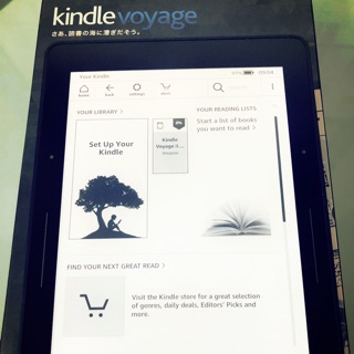 Máy đọc sách kindle voyage