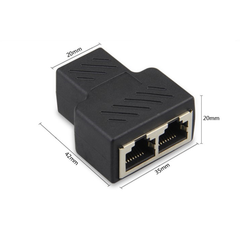 Đầu Nối Cổng Mạng Lan Rj45 1 Sang 2 | BigBuy360 - bigbuy360.vn