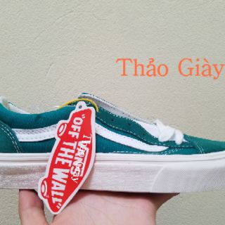 Giày van xanh lá