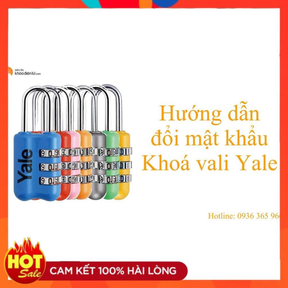 Khoá vali du lịch Yale YP2/23/128/7 chính hãng nhỏ gọn nhiều màu sắc