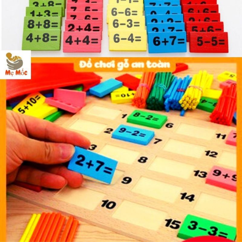 Bộ đồ chơi Domino học toán cho bé 36 chi tiết