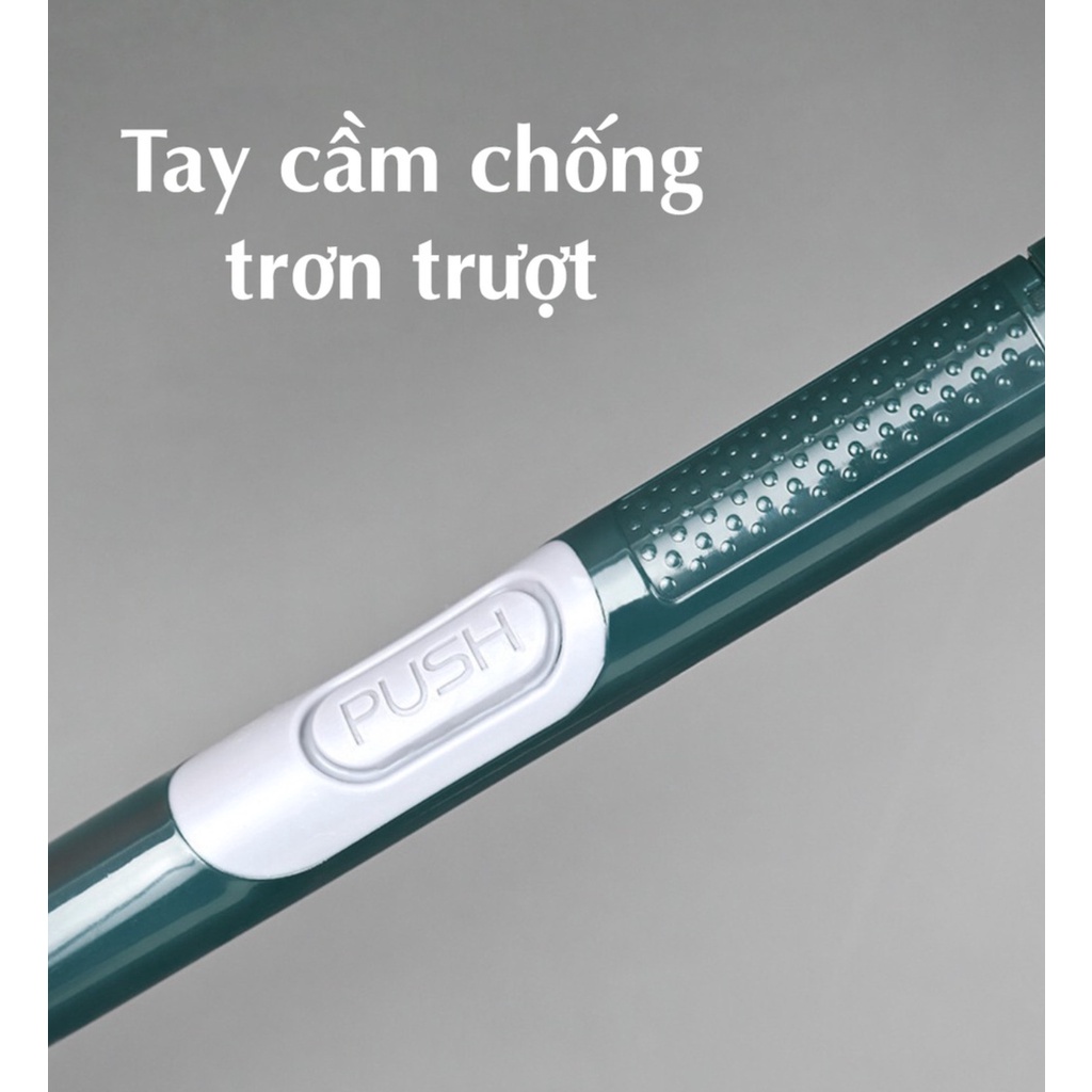 Chổi cọ toilet thông minh silicon cọ chà vệ sinh sạch mọi ngóc ngách bồn cầu, nhà tắm - Cây chà toilet, chà nhà tắm