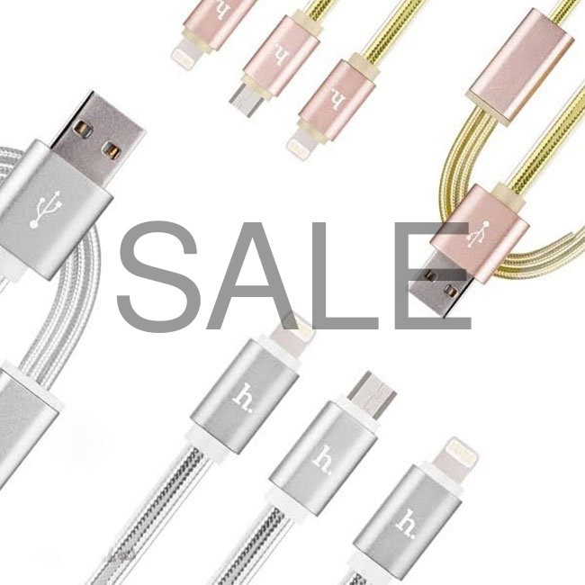 [Xả hàng] Cáp sạc Hoco UPL12 3 đầu MicroUSB TypeC Lightning. Loại tốt