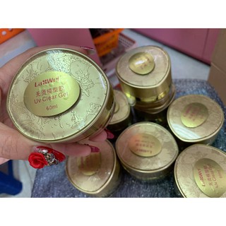 Gel Đắp LaWei Clear Gel UV Không Nóng Chính Hãng - Lẻ 1 Hũ 60ml