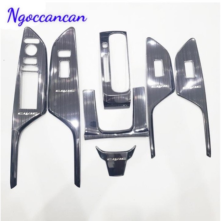 Ốp Nội Thất Titan Cao Cấp Honda Civic 2016-2020