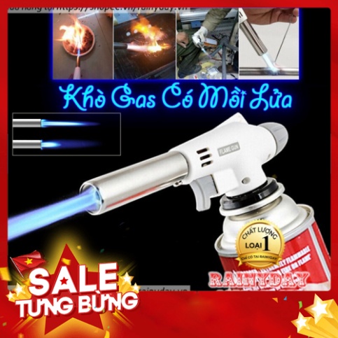 Đầu khò gas, đèn khò ga có mồi lửa sử dụng cho bình gas mini