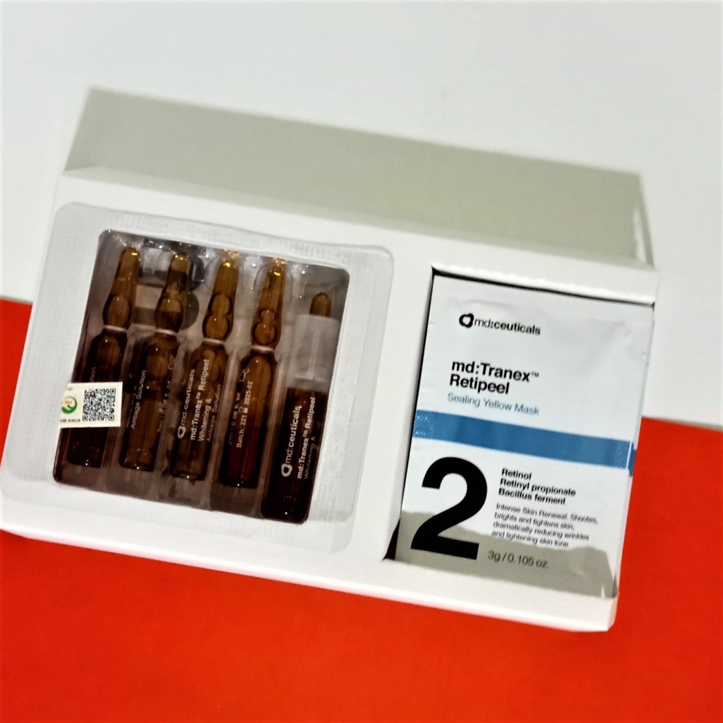 Set Thay Da Sinh Học Peel MD:ceuticals MD Tranex Retipeel