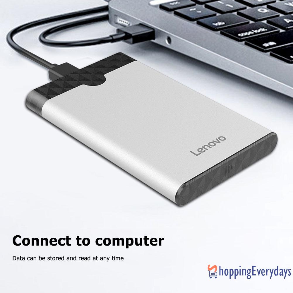 Hộp Đựng Ổ Cứng Lenovo S-03 Usb 3.1 Sata Hdd Ssd 6gbps 2.5 Inch Ốp