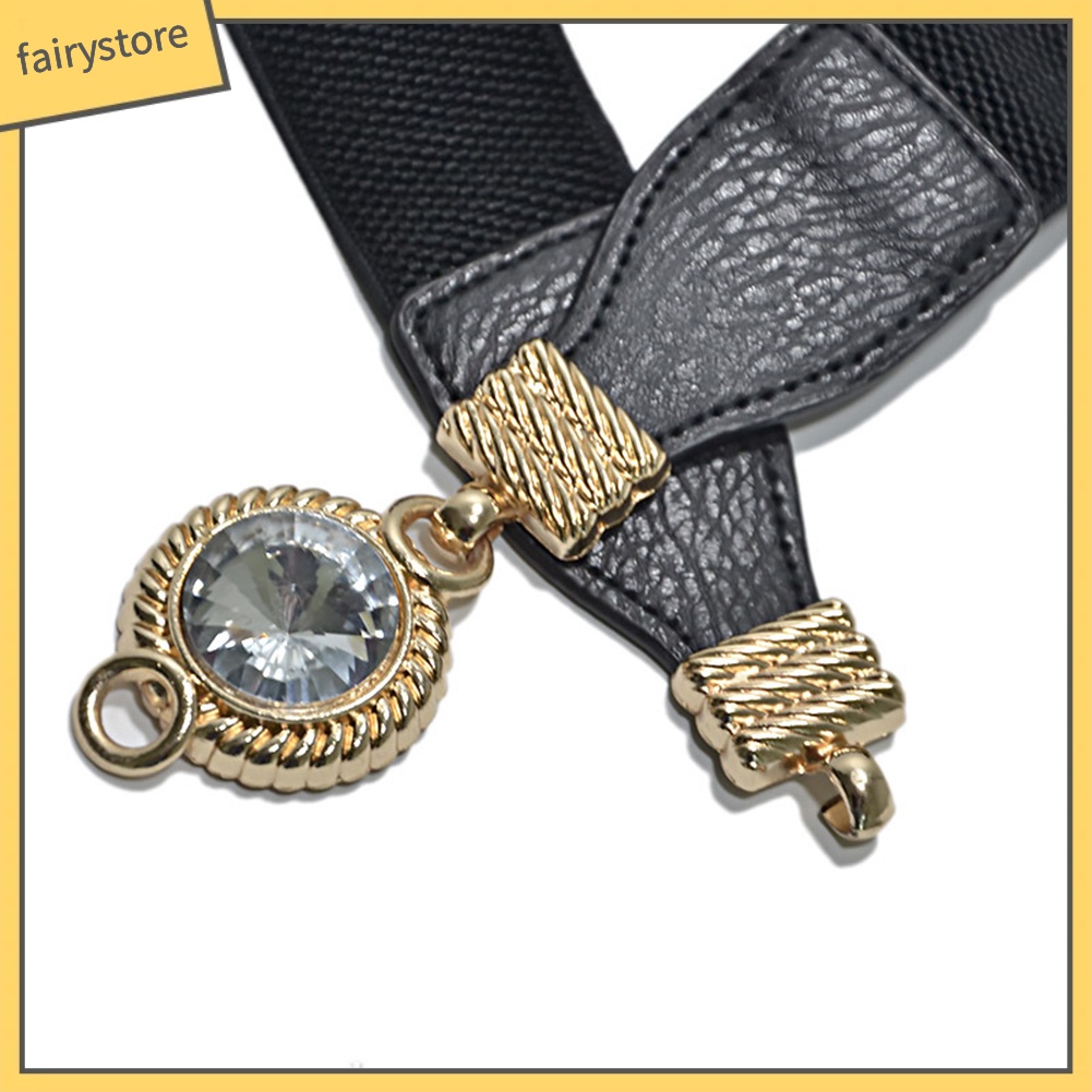 Thắt Lưng Nữ Mặt Tròn Đính Đá Lấp Lánh