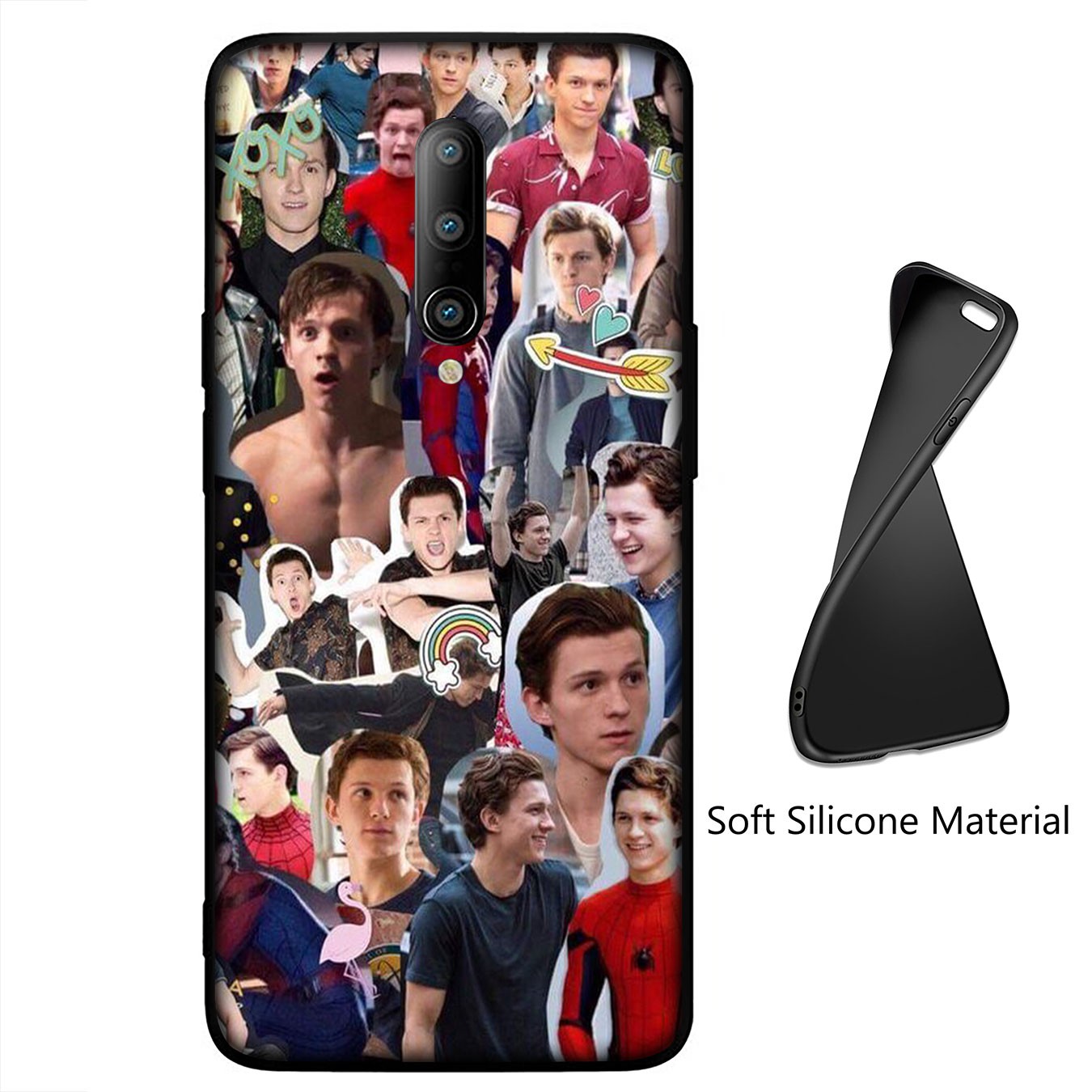 MARVEL Ốp Lưng Silicone Mềm In Hình Tom Holland Cho Xiaomi Redmi Note 8 / 6 Pro / 8t / 8a / 6a / 6pro / Note8 / Note6 / 8pro