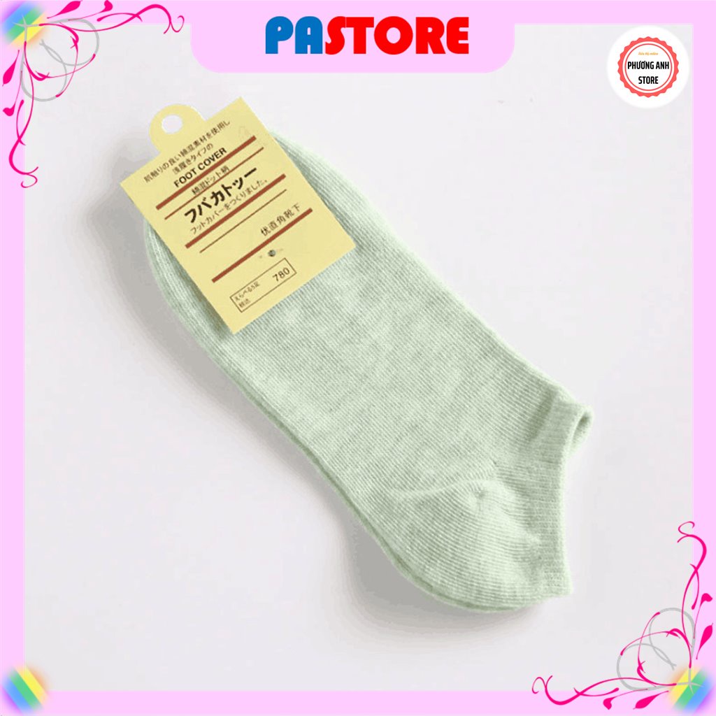 Tất ngắn cổ người lớn dành cho nữ sợi bông nguyên chất, không bai, không xù PASTORE.