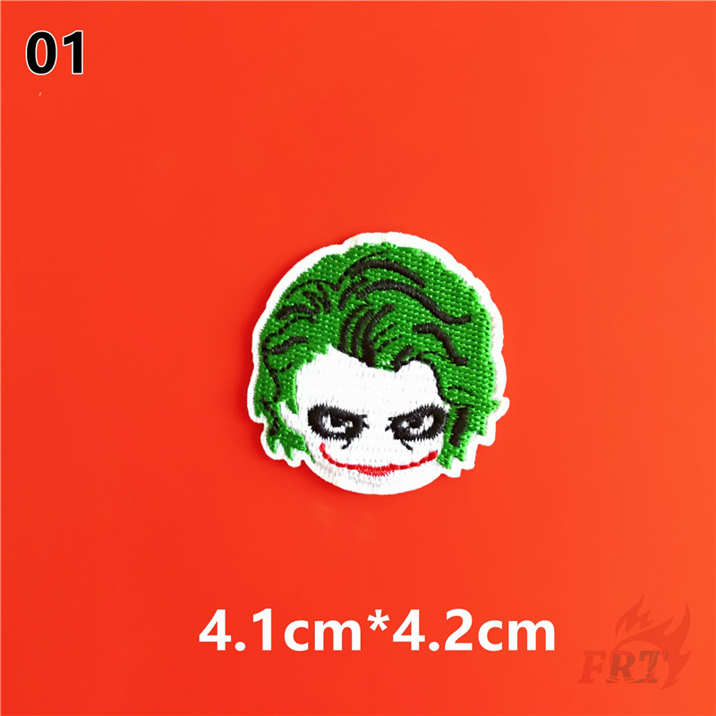 Miếng Vá Quần Áo Ủi Thêu Hình Nhân Vật Joker Vs Batman