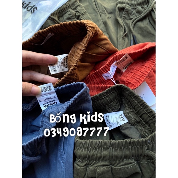 Quần Joggers Bé Trai Kaki GJ