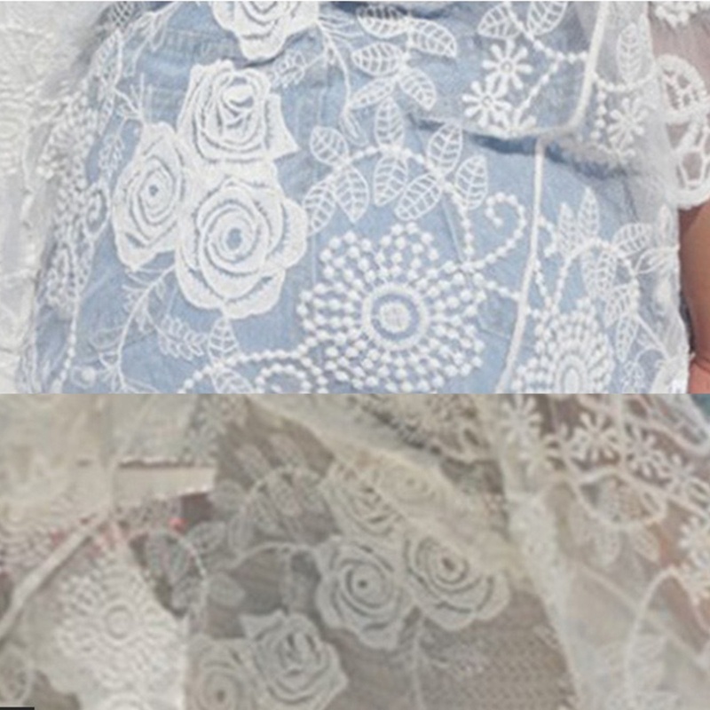 Brroa Áo Khoác Cardigan Ren Hoa Xuyên Thấu Thời Trang Mùa Hè Cho Nữ