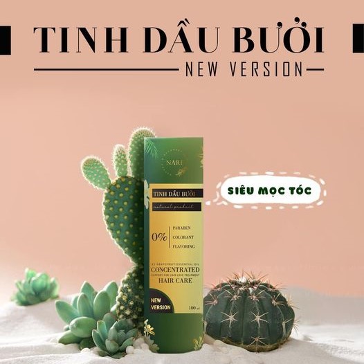 [MẪU MỚI] Tinh Dầu Buởi NARE Ngăn Rụng Tóc, Kích Thích Mọc Tóc 100ml