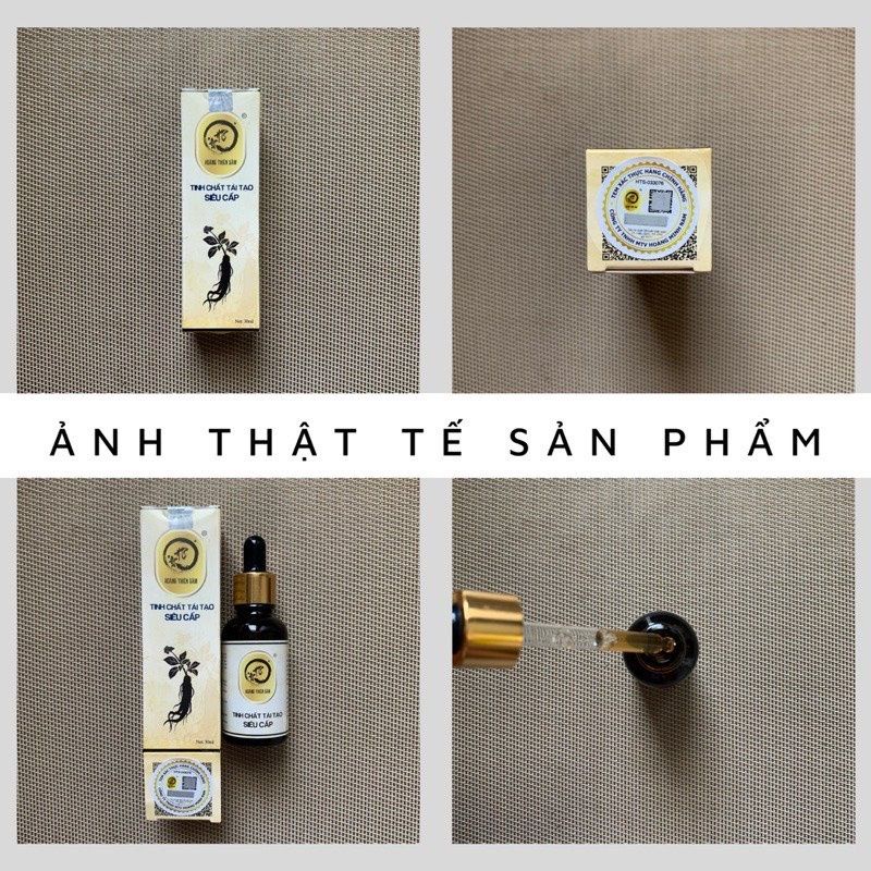 Serum Giảm Mụn Thâm Rỗ - Tinh Chất Hoàng Thiên Sâm 30ml Tái Tạo Da  - Dành Cho Da Chai Lì Khó Hấp