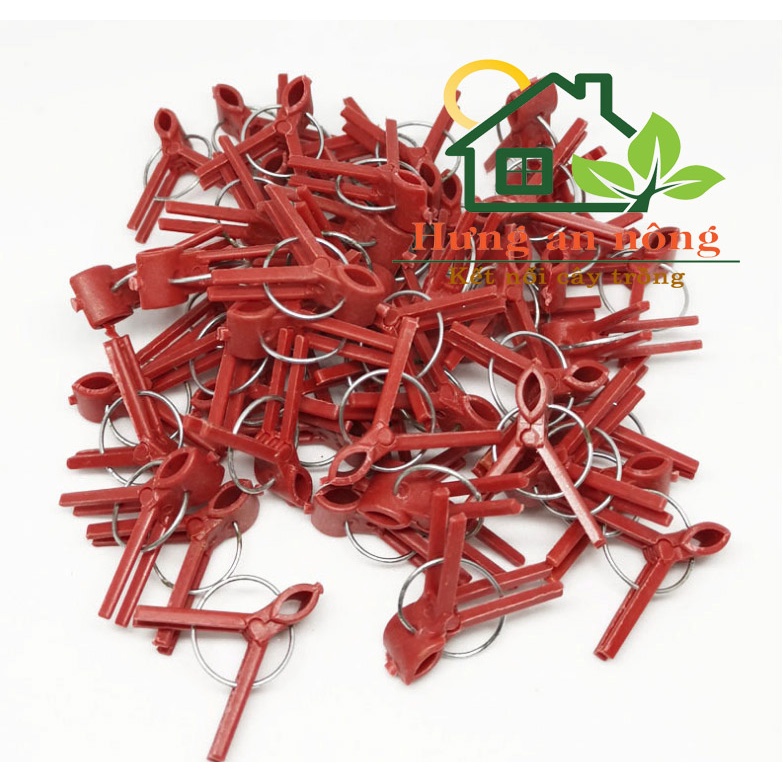 50 Kẹp dùng ghép cây giống bầu bí chanh dây dưa leo cà chua
