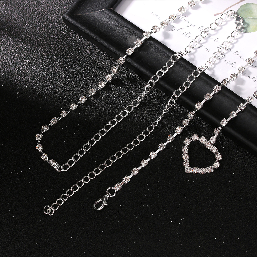 Chuỗi dây đeo thắt lưng hình trái tim quyến rũ cho nữ