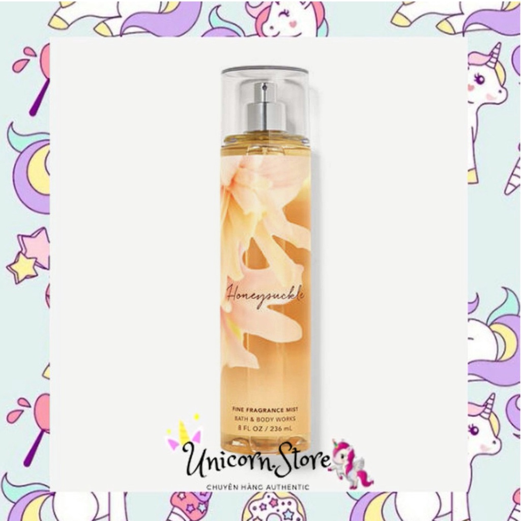 ♚𝐌𝐔𝐀 𝐍𝐆𝐀𝐘♚ Xịt Thơm Toàn Thân Bath And Body Works - Honeysuckle 🦄𝗨𝗻𝗶𝗰𝗼𝗿𝗻.𝗦𝘁𝗼𝗿𝗲🦄