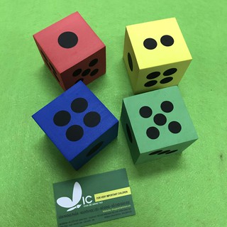 Xúc xắc xốp 65mm