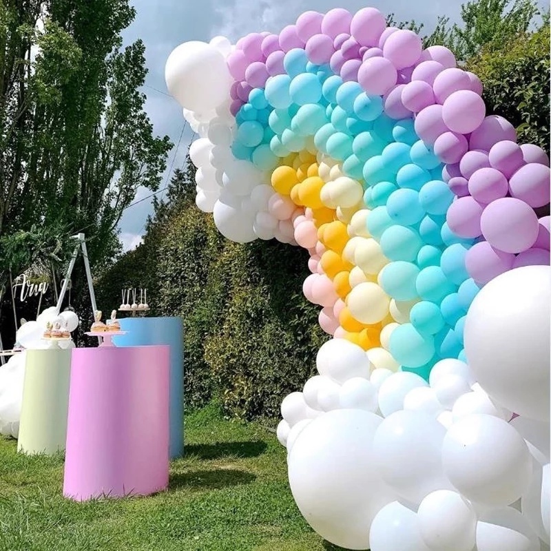 Set 10 Bong Bóng Cao Su 10 Inch Nhiều Màu Sắc Dùng Trang Trí Tiệc Sinh Nhật/Đám Cưới